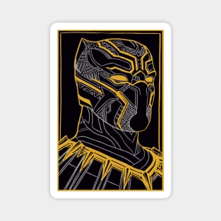 The King Of Wakanda - Black Panther Magnet