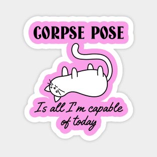 Funny Yoga | Corpse Pose Magnet