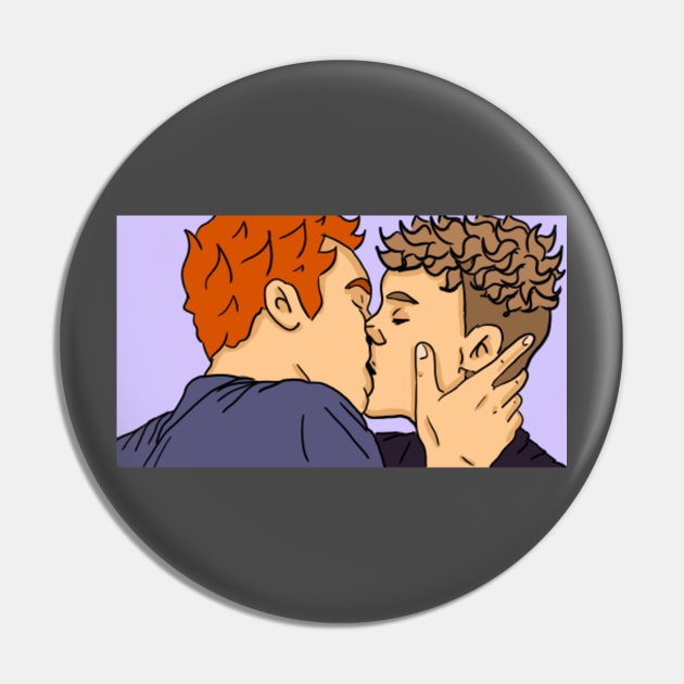 Purpleberry Kisses Pin by TipsyTommy