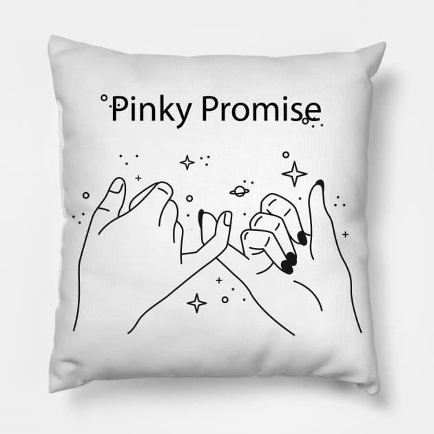 Pinky Promise Pillow by Mako Design 