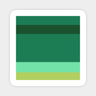 A striking integration of Dark Sea Green, Medium Aquamarine, Very Light Green, Pine and Light Olive stripes. Magnet