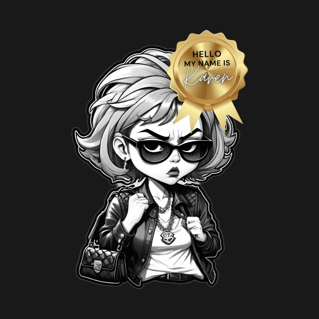 Karen with a gold badge by UniqueMe