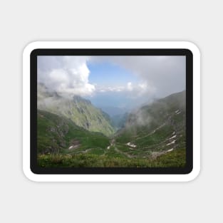 View from Bucegi mountains, Romania, Bucegi National Park Magnet