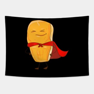 Chicken Nugget Cute Super Halloween Food Puns Tapestry