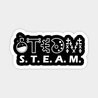 S.T.E.A.M. Based Education Shirts Magnet