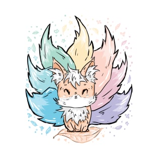 Rainbow Fox T-Shirt