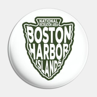 Boston Harbor Islands National Recreation Area name arrowhead Pin