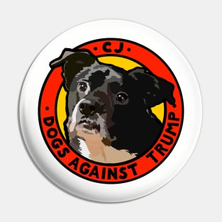 DOGS AGAINST TRUMP - CJ Pin