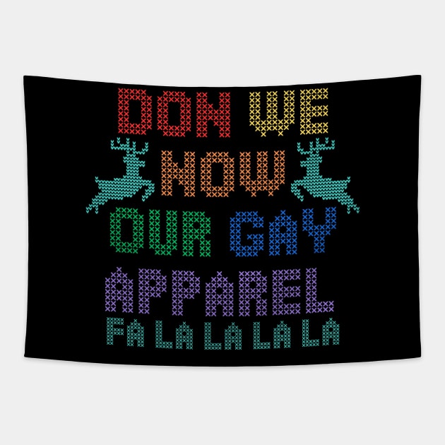 Gay Apparel Tapestry by capesandrollerskates 