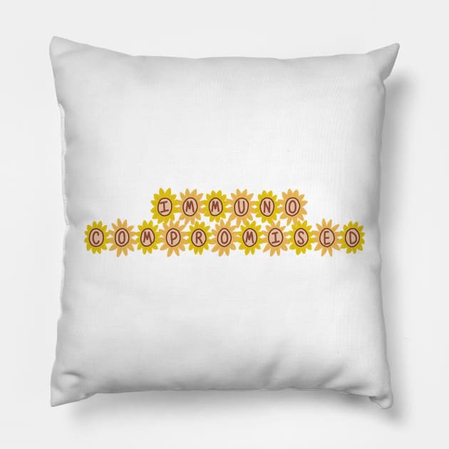 Immunocompromised Pillow by Becky-Marie