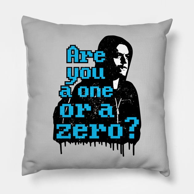 Mr. Robot "Are You A One Or A Zero?" Elliot Alderson Pillow by CultureClashClothing