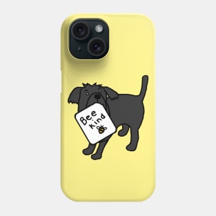 Cute Dog Of Kindness with Bee Kind Animals Pun Phone Case