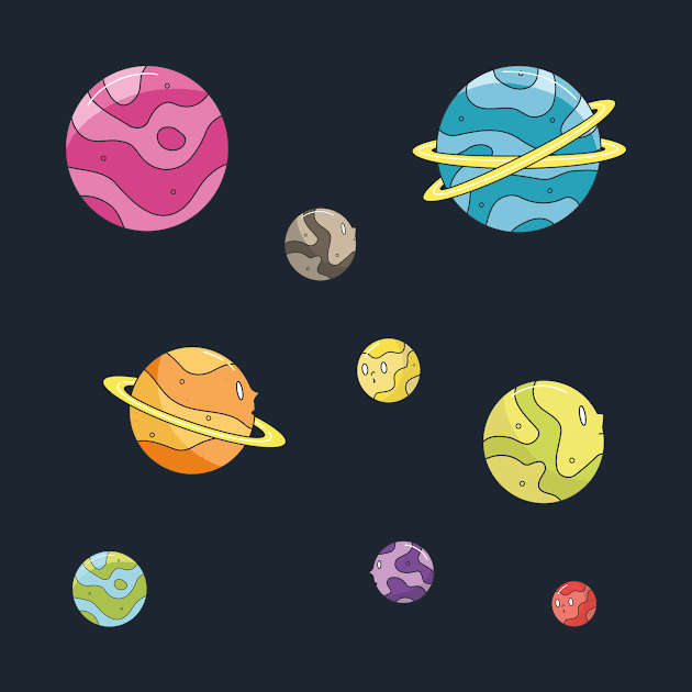 Planets by Pink Panda Creations