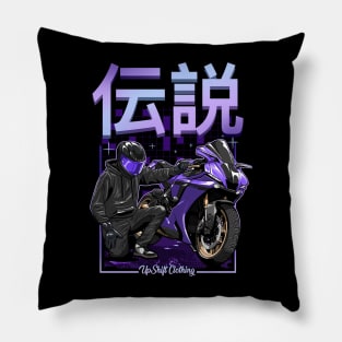 Yamaha R1 Legend Hoodie Pillow