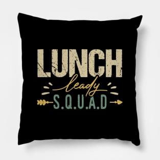 Lunch Lady Squad Pillow