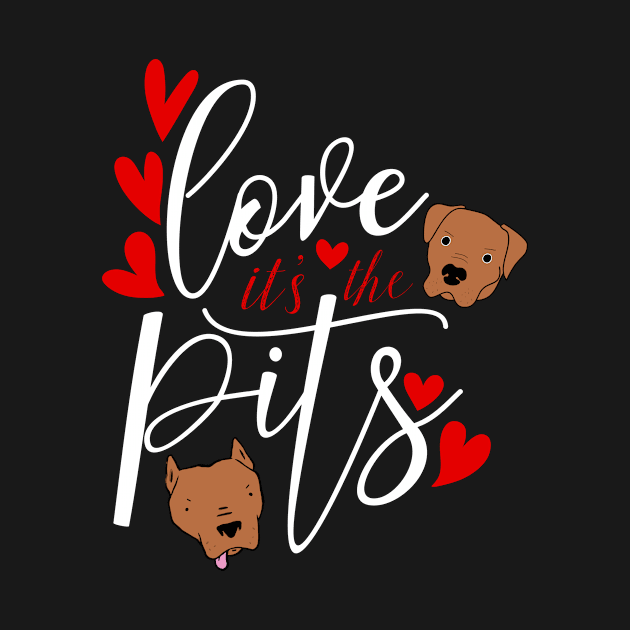 Pit Bull Love Valentine Day Shirt Pit Bull Mom Pit Bull Tee by Possetivitees