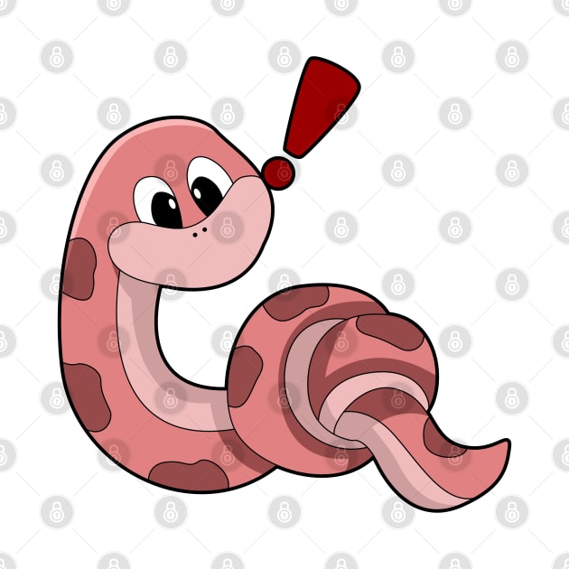 Snake with red Stains by Markus Schnabel