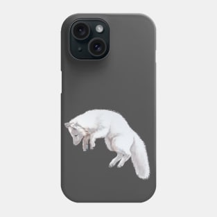 Arctic Fox Pounce Phone Case