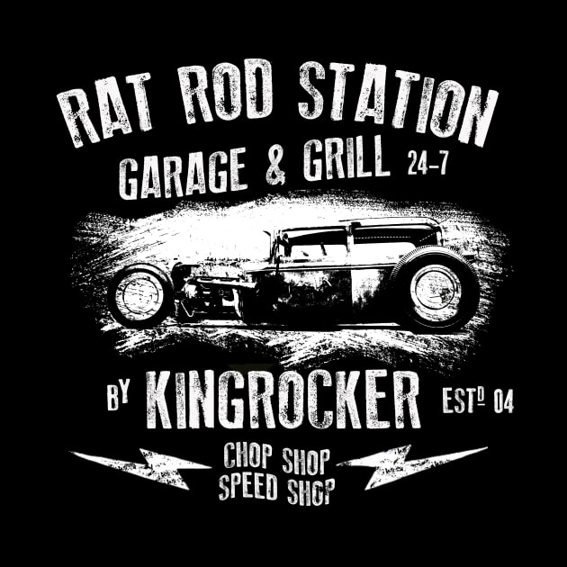 Hot Rod Station by Kingrocker Clothing