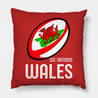 Wales Rugby Six Nations Pillow