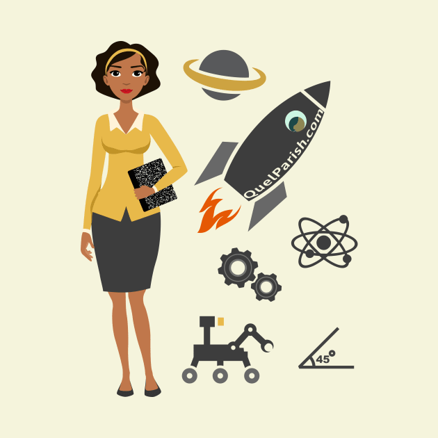 Black Women in STEM Solo Aerospace Engineer by quelparish