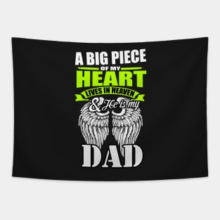 Heaven Dad Tapestry