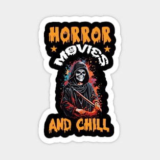 Halloween Horror Movies And Chill Magnet
