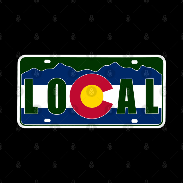 Colorado Local License Plate Souvenir by That5280Lady