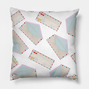 Air mail pattern Pillow