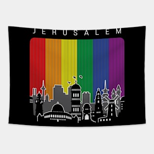 Jerusalem LGBT Flag Tapestry