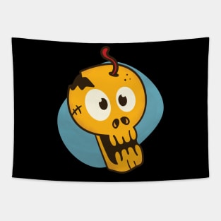 Pirate Cartoon Skull Tapestry