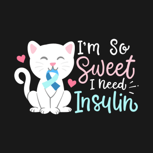 Diabetes Awareness Cat Insulin T-Shirt