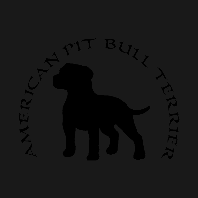 American Pit Bull Terrier dog by Monstershirts