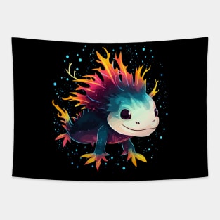 Axolotl Halloween Tapestry