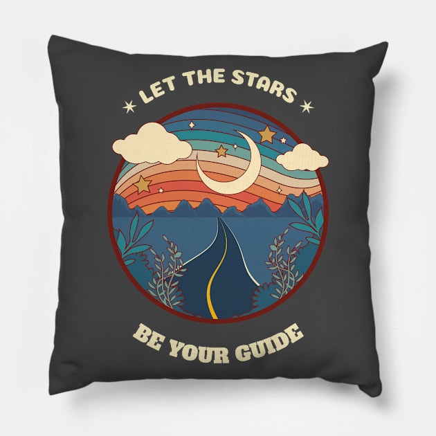 Let The Stars Be Your Guide Pillow by Simple Life Designs