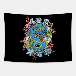 monster snake Tapestry