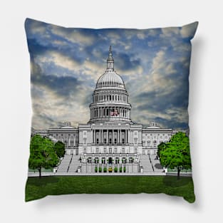 U.S. Capitol Building Pillow