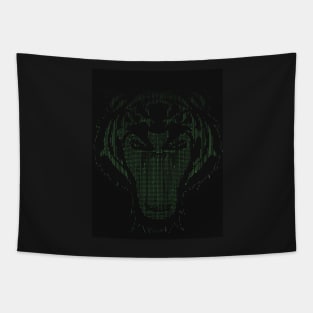 Techno Tiger Tapestry