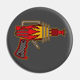 Ray Gun Vintage Cartoon Weapon 70s Retro Pin