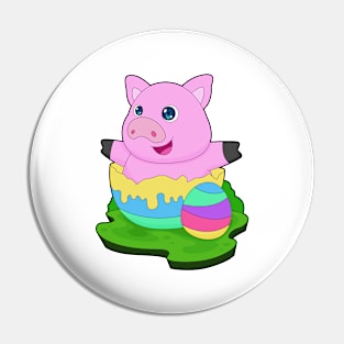 Pig Easter Easter egg Pin