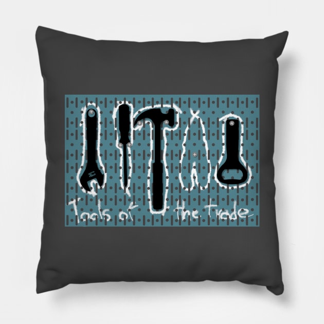 Tools of the trade Pillow by TeEmporium