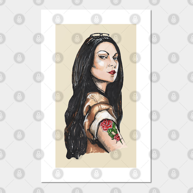 Alex Vause Tattoo Design Affiche Et Impression D Art Teepublic Fr