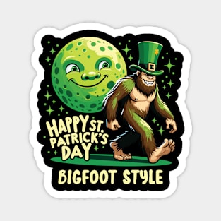 Bigfoot Style - Celebrating St. Patrick's Day Magnet