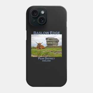 Highland Cattle on Baslow Edge, Peak District, Derbyshire Phone Case