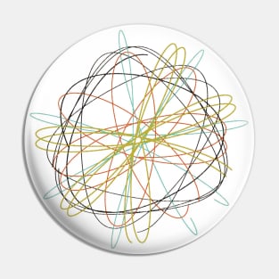 Imperfect Spirograph no. 10 Pin