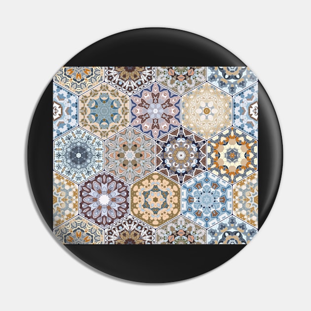 Hexagonal Oriental and ethnic motifs in patterns. Pin by IrinaGuArt