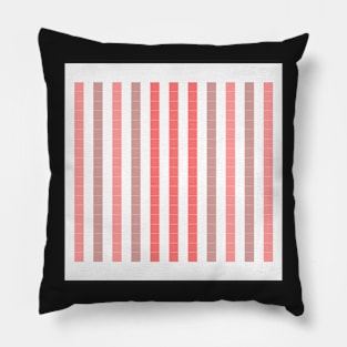 Simple Modern Pixel Stripes Pillow