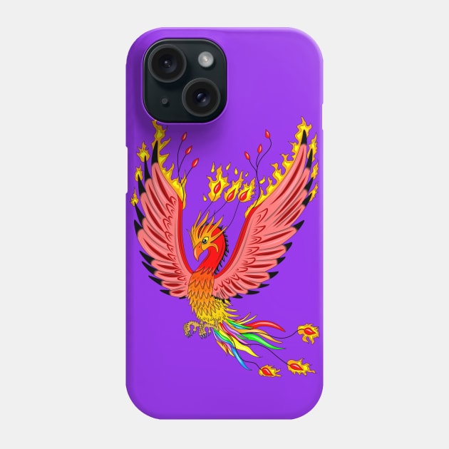 Phoenix Phone Case by MelanieJeyakkumar