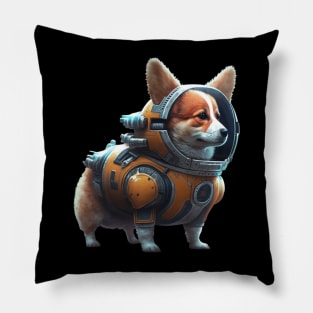 Dog Space Explorer Pillow