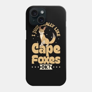 I just really love Cape Foxes - Cape Fox Phone Case